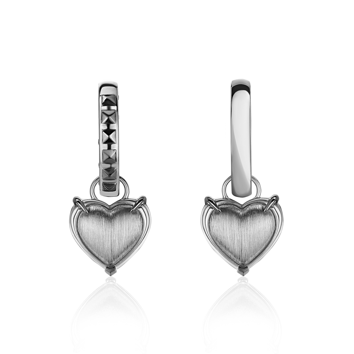 Серьги из белого золота с бриллиантами 585 пробы 01С6215696