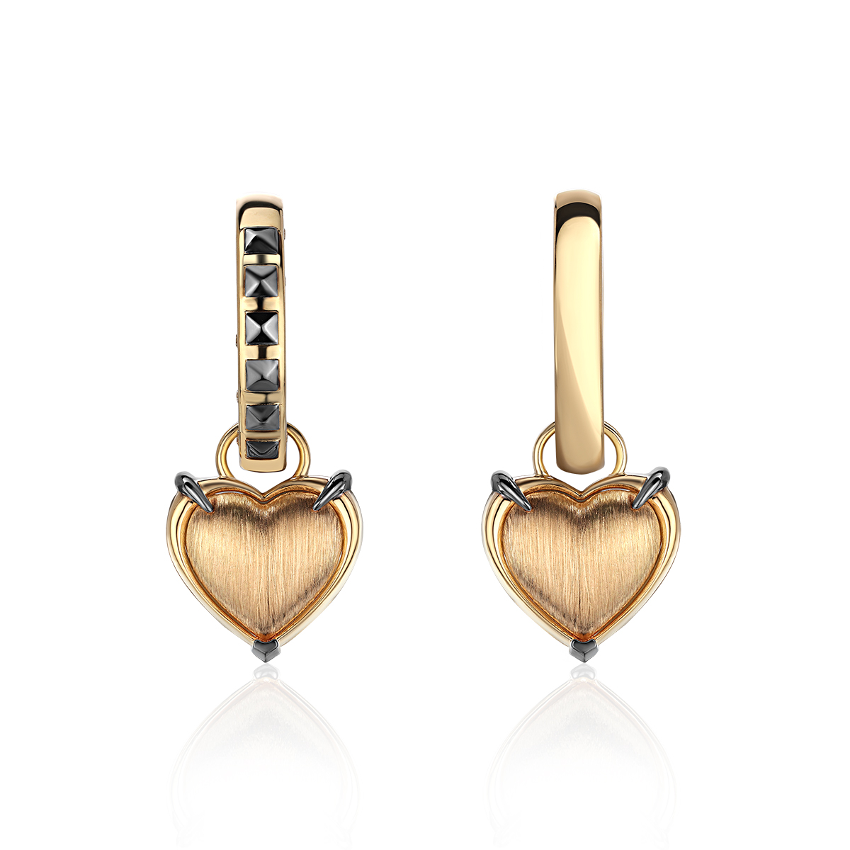 Серьги из жёлтого золота с бриллиантами 585 пробы 01С6315696