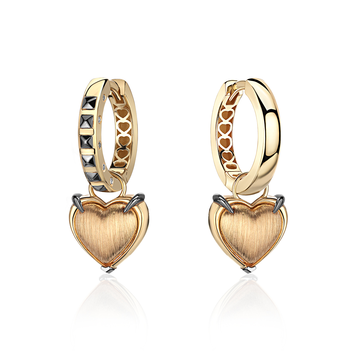 Серьги из жёлтого золота с бриллиантами 585 пробы 01С6315696